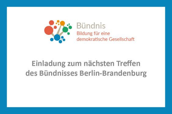 Mach-Denk-Werkstatt der Bündnisinitiative Bildung für eine demokratische Gesellschaft Berlin-Brandenburg am 30. April 2019 in Berlin