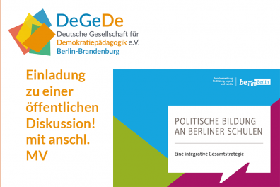 Terminverschiebung! Öffentliche Diskussion mit anschließender Mitgliederversammlung Landesverband Berlin-Brandenburg