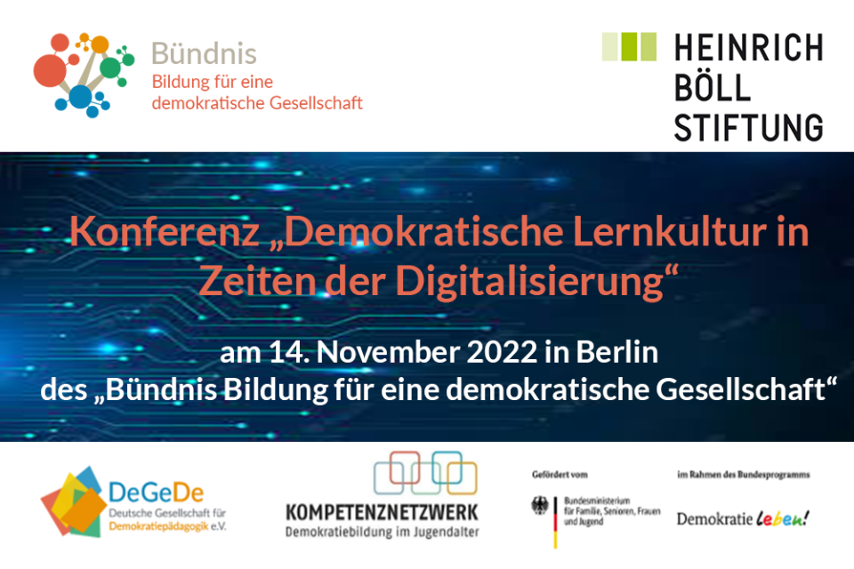 Demokratische Lernkultur in Zeiten der Digitalisierung 14.November 2022