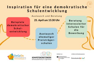 Veranstaltung zum “Preis für demokratische Schulentwicklung”