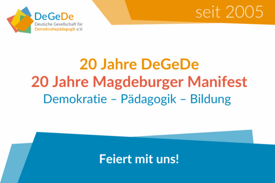 20 Jahre DeGeDe – 20 Jahre Magdeburger Manifest