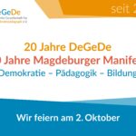 Jubiläumsfeier – 20 Jahre DeGeDe