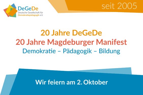 Jubiläumsfeier – 20 Jahre DeGeDe