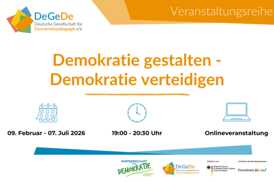 Veranstaltungsreihe: „Demokratie gestalten – Demokratie verteidigen“