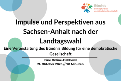 Impulse und Perspektiven aus Sachsen-Anhalt nach der Landtagswahl