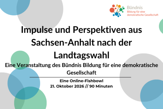 Impulse und Perspektiven aus Sachsen-Anhalt nach der Landtagswahl